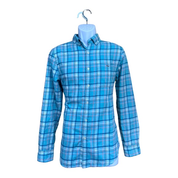 SzS Slim Fit Tucker Vineyard Vines Button Down Long Sleeve - Picture 2 of 6